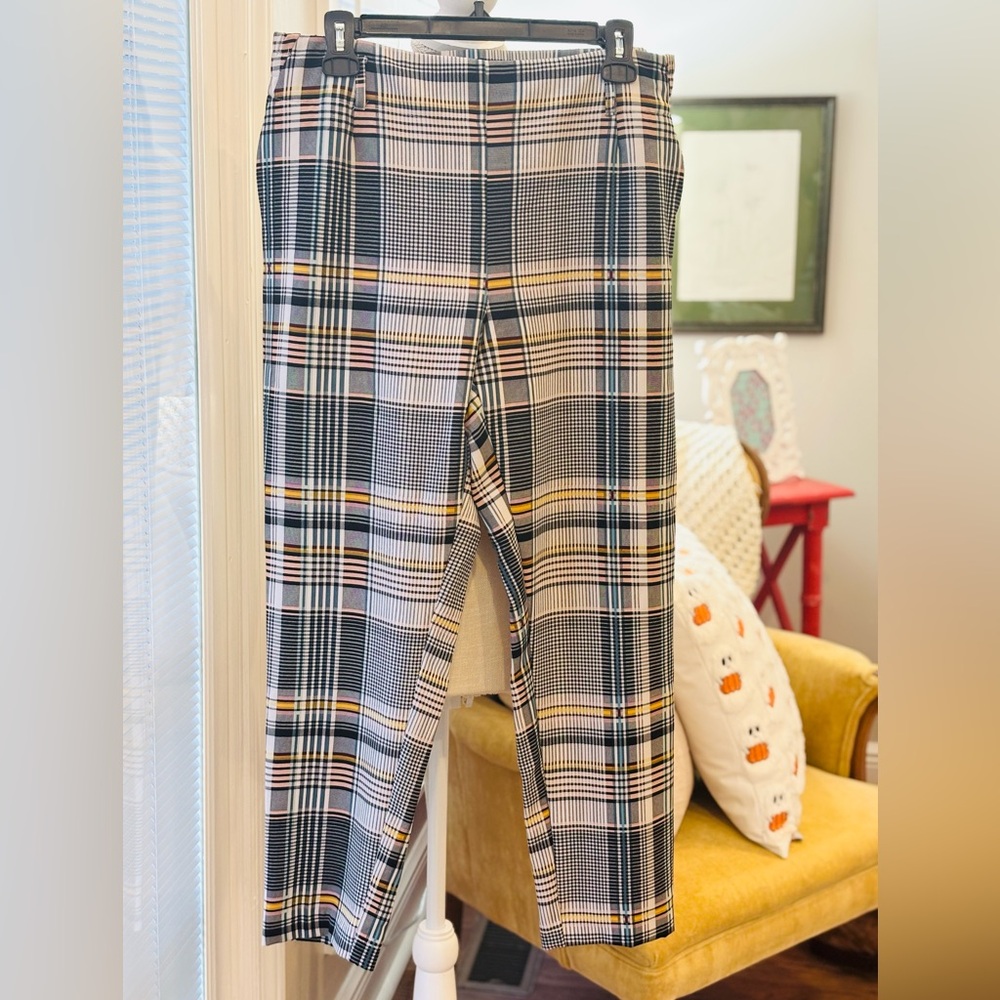 Jules & Leopold Classic Plaid Pants. Timeless Women’s Sz-M (8-10) Retro 70’s EUC